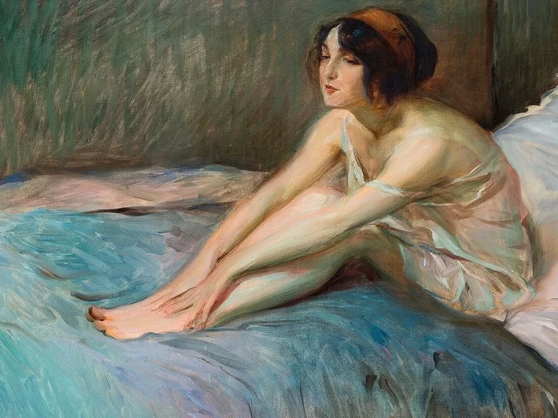 1875-Wilhelm Wachtel - Tra le lenzuola